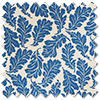 Land & Shore Oak Leaf, Blue - Twist&Fit Roman Blind